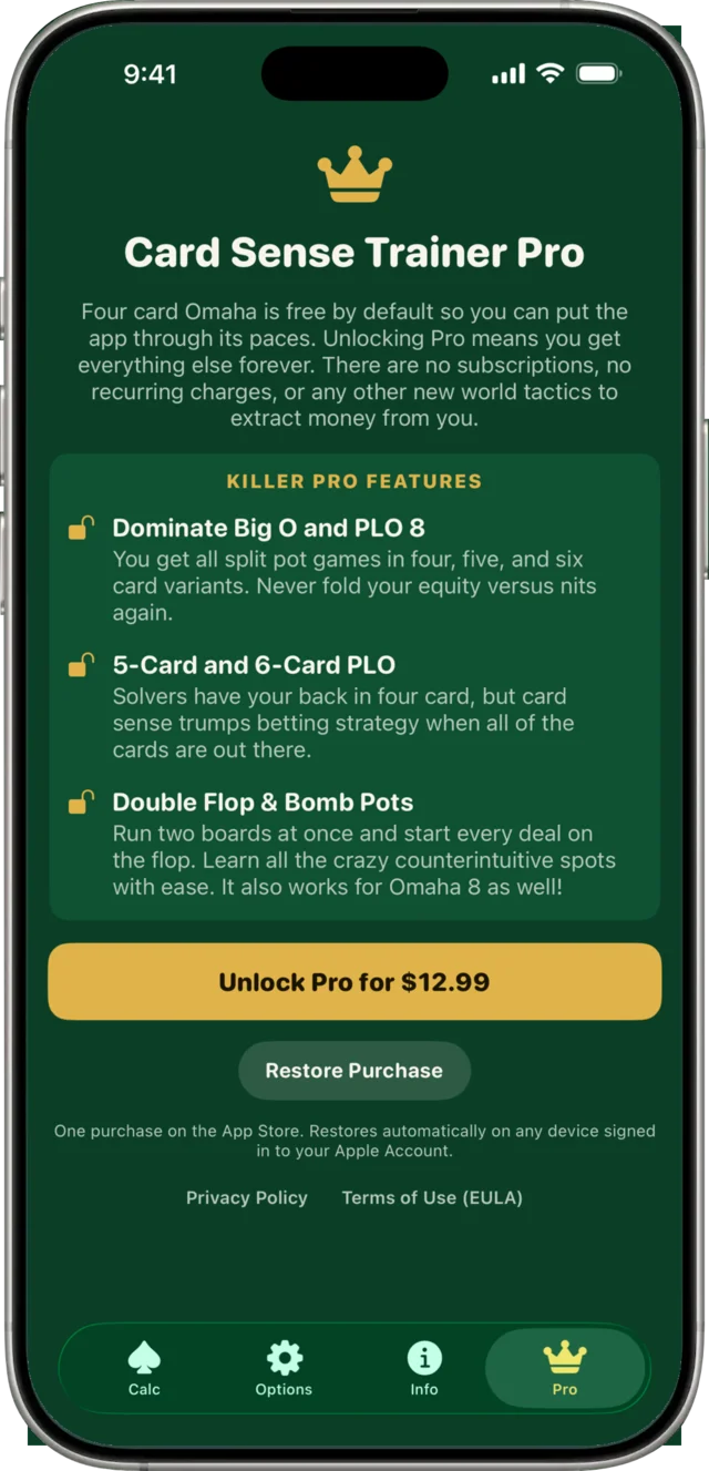 The One Time Pro Unlock.